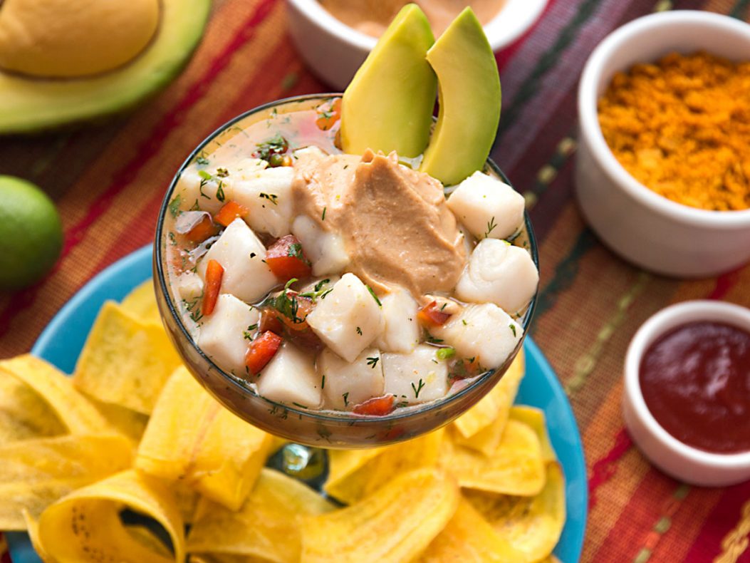 Ceviche de Cubitos de Tilapia Santa Priscila Pesca lo mejor del día